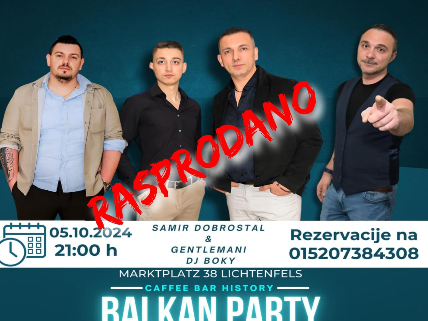 Prvi Balkan Party u Caffe Bar History – već rasprodan!